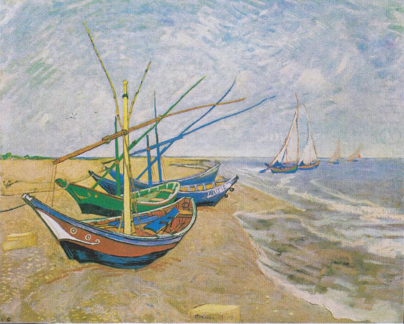 Vincent Van Gogh Saintes Maries china oil painting image